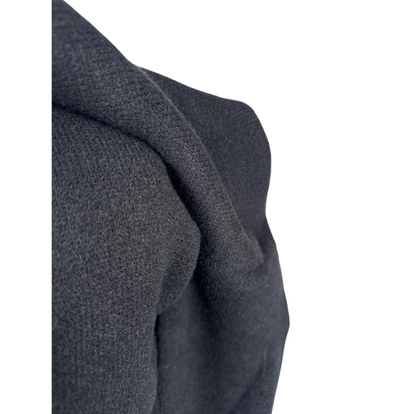 Elenza By L&L Knit‎ Dress Mock Neck Long Sleeve Midi Dress Minimalist Black - Picture 6 of 8